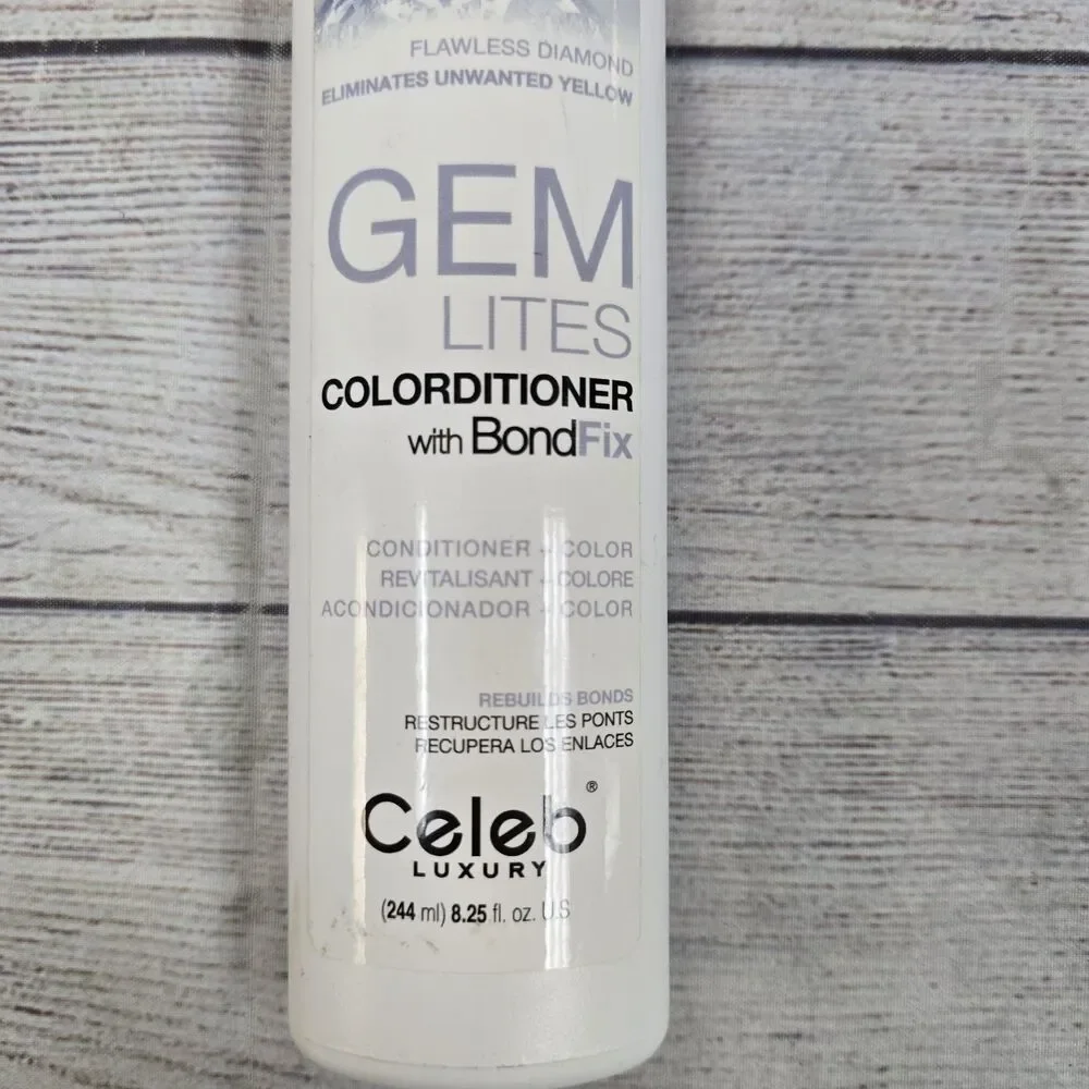Celeb Luxury Gem Lites Colorditioner With BondFix Flawless Diamond 8.25 oz